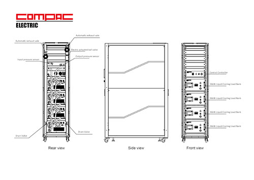 Cabinet Type Cold Plate Liquid Cooling Load Bank